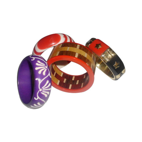 Multi Color Wooden Bangles